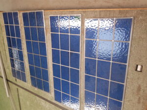 4 st vackra blyinfattade glas